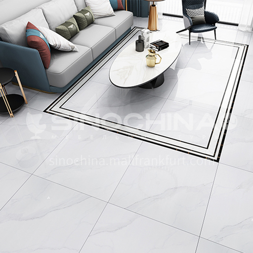 Modern White Diamond Shaped Tiles, White Marble Floor Tiles Living Room